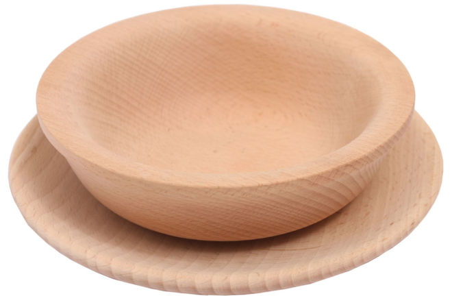 WOODEN PLATE