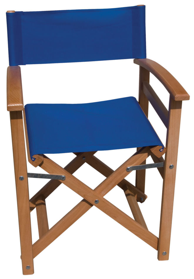 Režiserska stolica plava