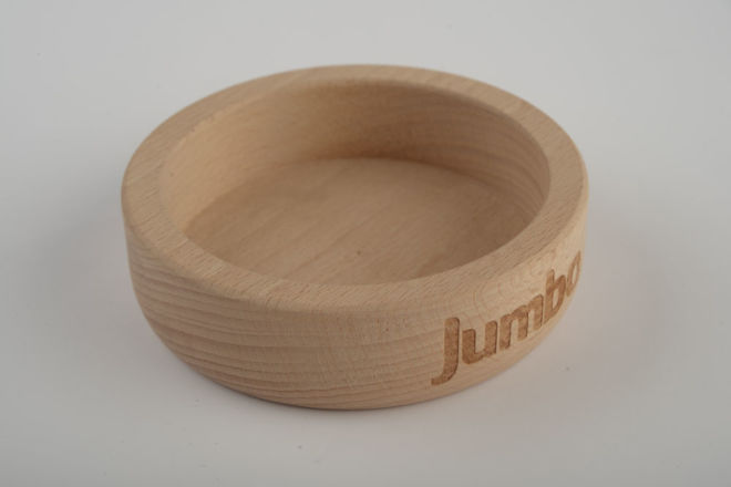 WOODEN DISH FOR SNACKS