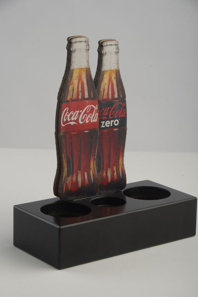 MENU HOLDER WITH STAND FOR SALT AND PEPPER
